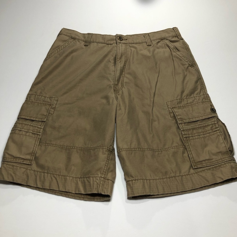 Levi’s Men's Dark Khaki Brown Cargo Shorts Size 38